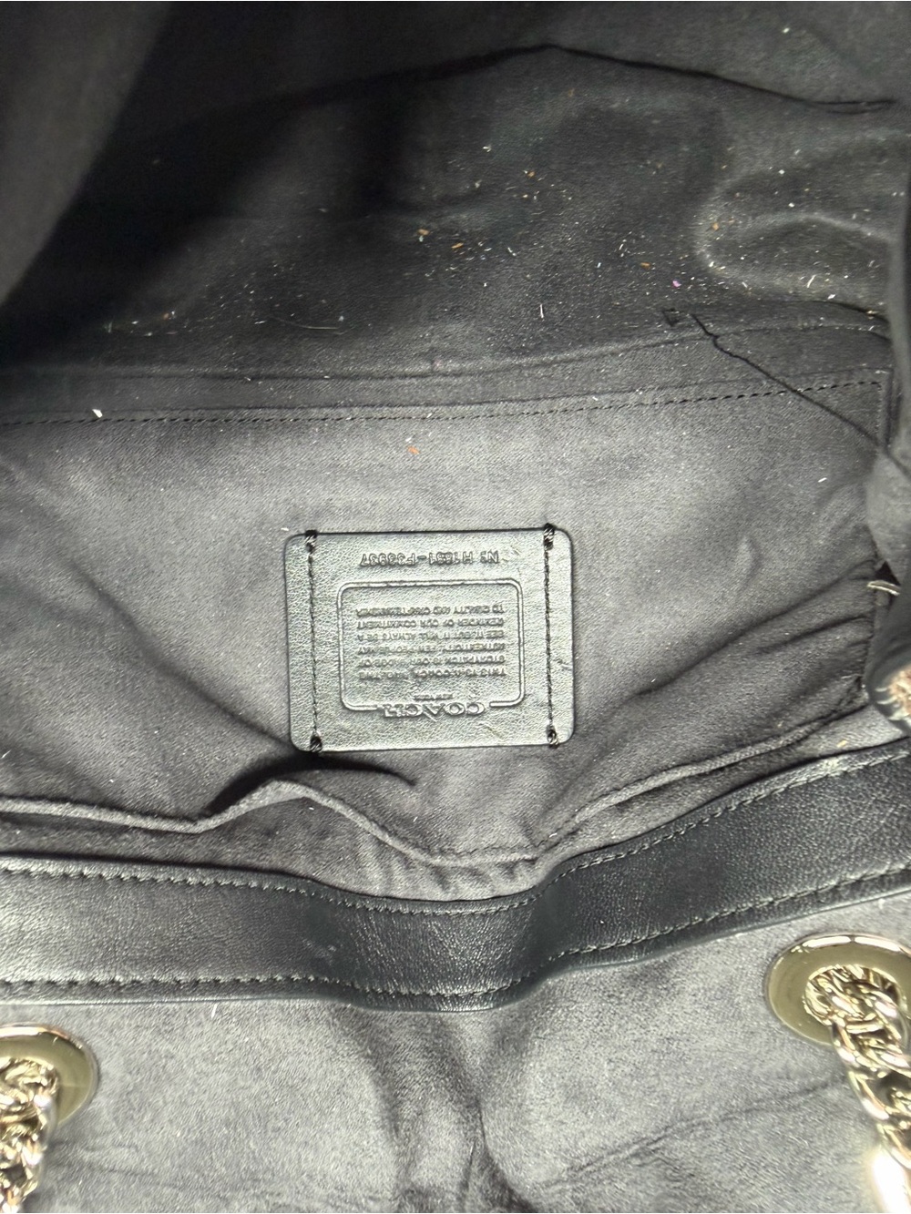 Coach Women's Crinkle Metallic Cassidy Crossbody Bag - Picture 4 of 11